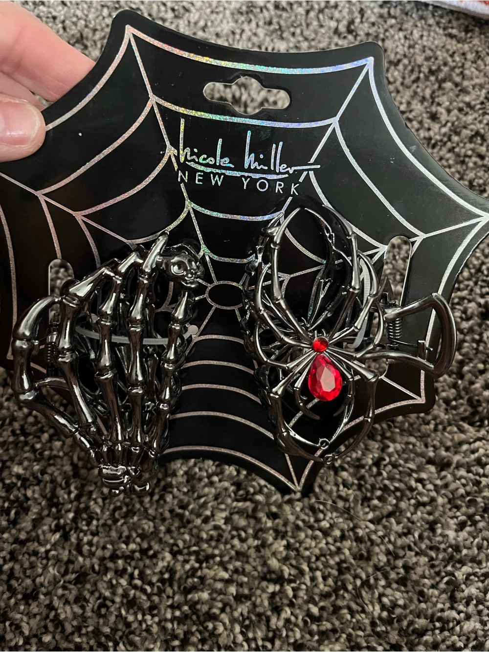 Nicole miller Halloween hair clips